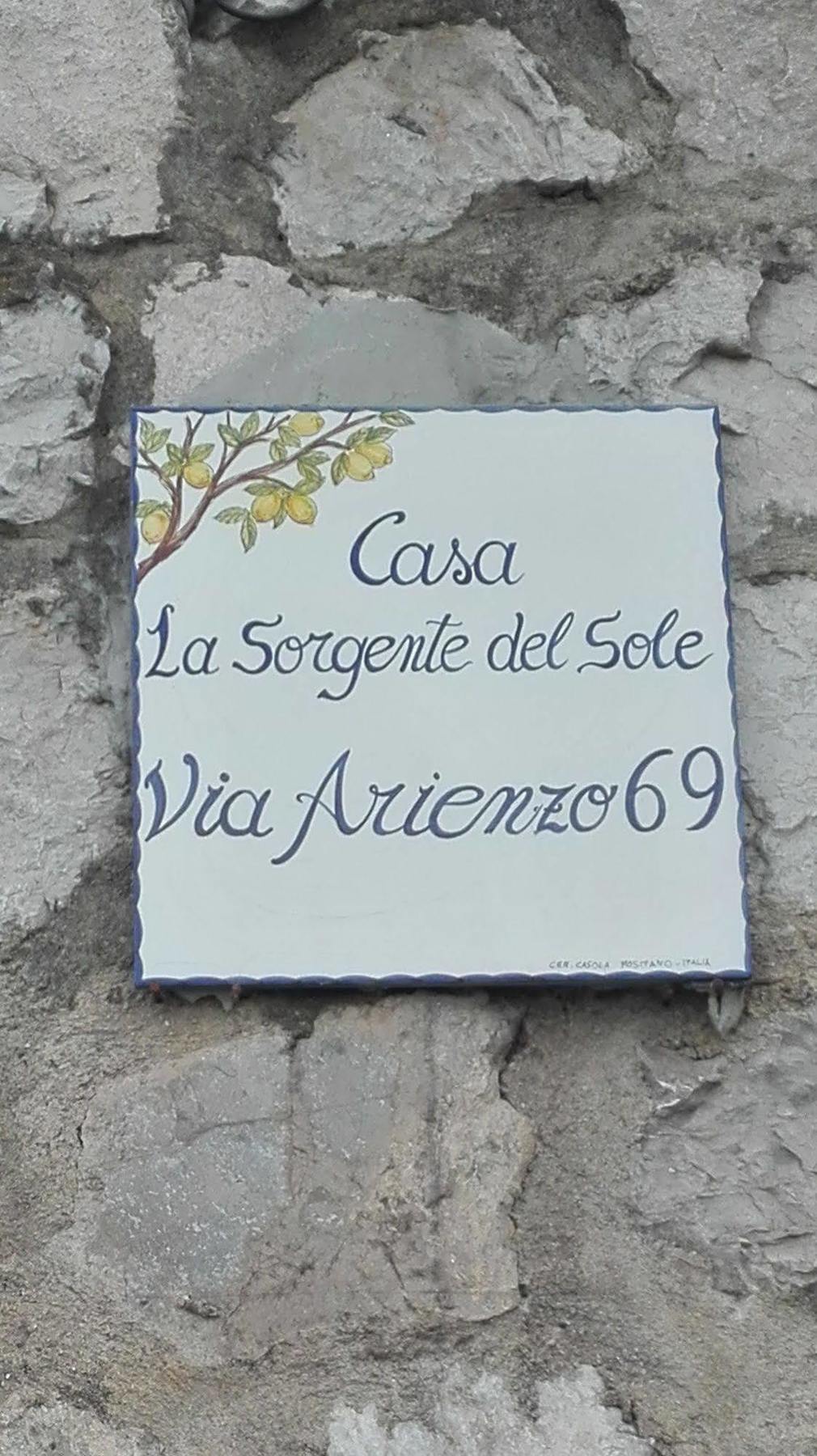 La Sorgente Del Sole Leilighet Positano Eksteriør bilde